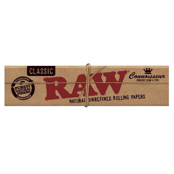 Raw Natural Unrefined Rolling Papers with Tips – Bristol Booze