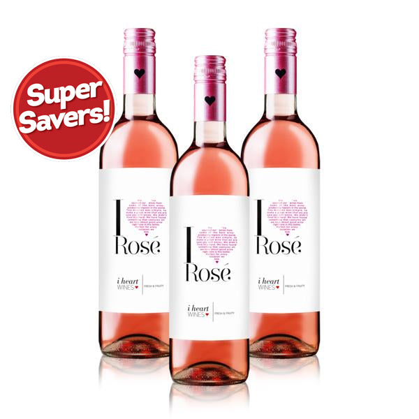 I ❤️ Wine ROSE x 3 - Bristol Booze